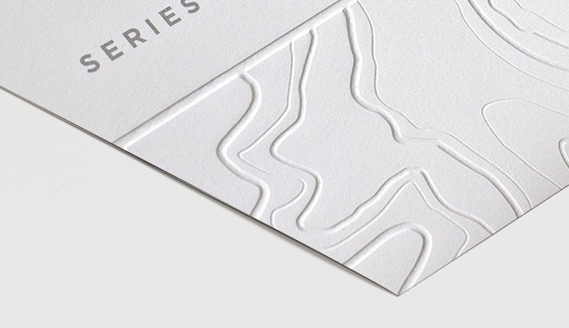 Naka -embossed na pag -print